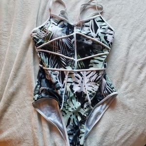 Palm One Piece Swimsuit